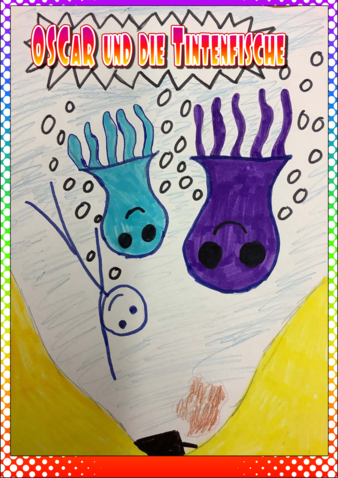 Comic Oscar und die Tintenfische