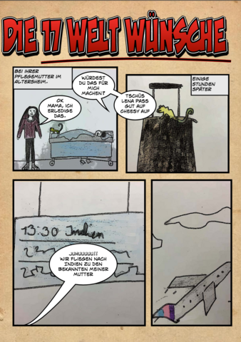 Comic Die 17 Welt Wünsche