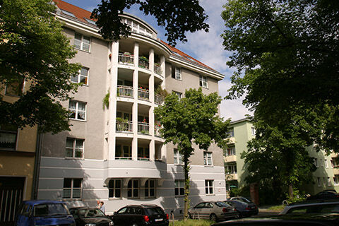 Wohnstätte Falkenhagener Straße von außen (Foto: Eckhard Herfet)