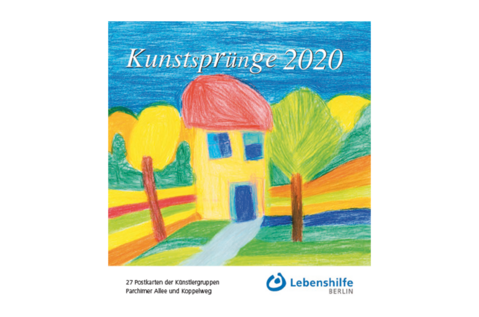 Kunstsprünge 2020 - Postkartenkalender der Lebenshilfe Berlin