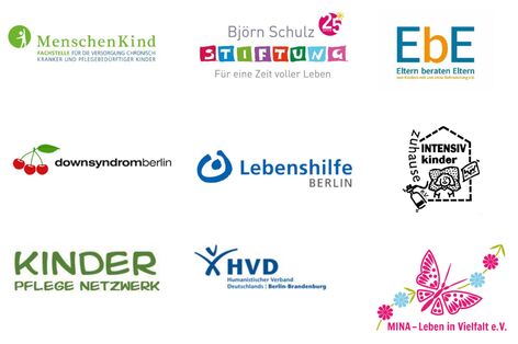 Logos der neun unterzeichnenden Organisationen