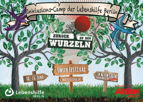 Inklusionscamp beim Festival "Zurück zu den Wurzeln"