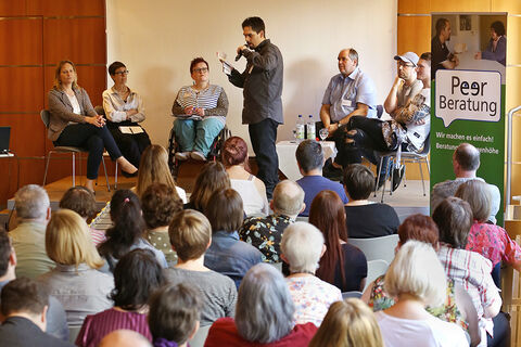 Expertenrunde mit Moderator Marko Reimer (Foto. Matthias Heinzmann)