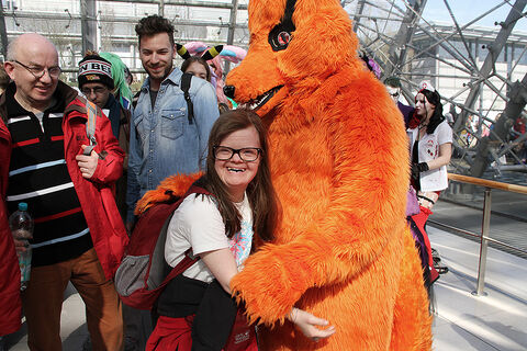 Spaß in der Manga-Halle