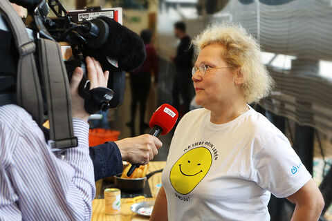 Die zweite Vorsitzende Ivonne Kanter im Interview (Foto: Matthias Heinzmann)