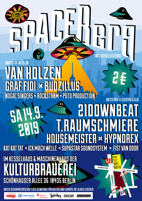 Plakat Rock am Berg 2019 Lebenshilfe Berlin